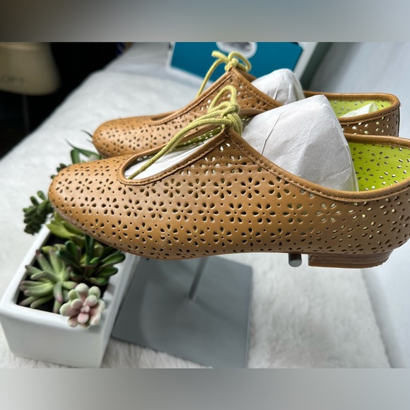 Seychelles Heritage Women Cut Out Leather Lace Up Flats Shoes 8.5 - Picture 9 of 10